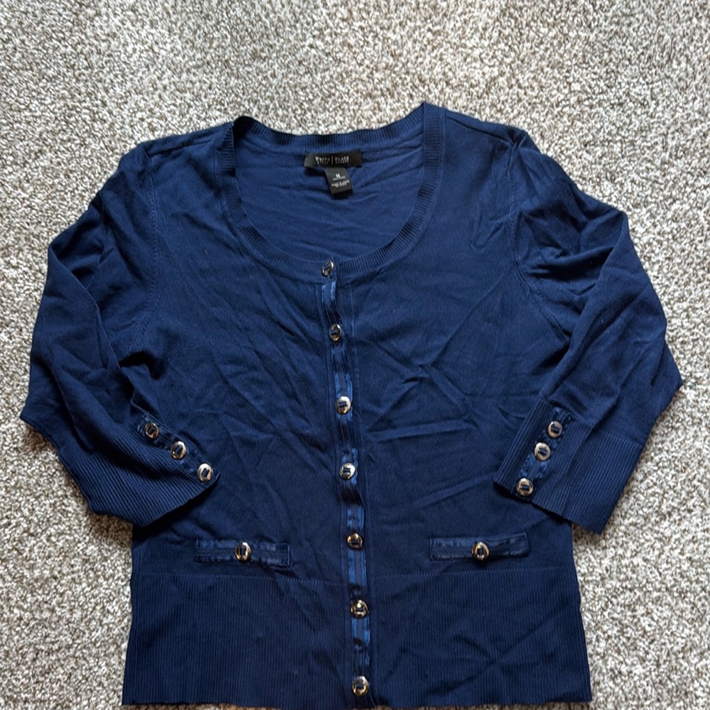 WHBM cardigan sweater.
